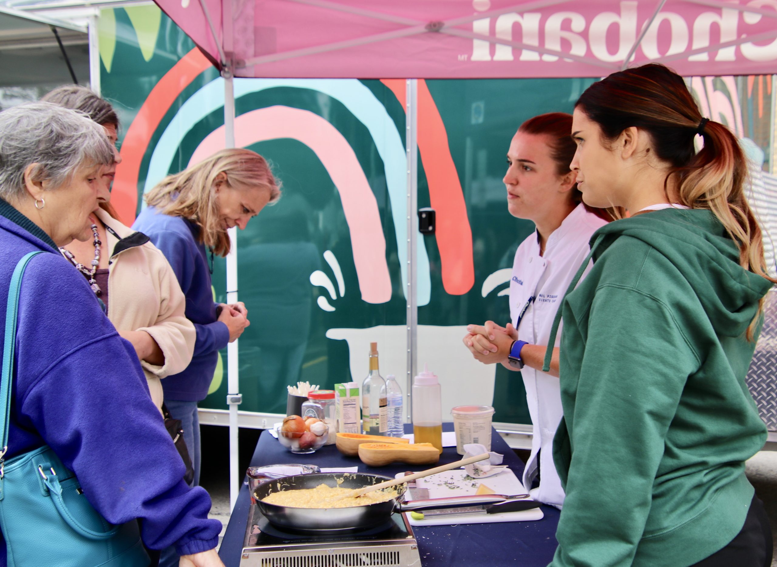 Chobani Booth at the Art Festival